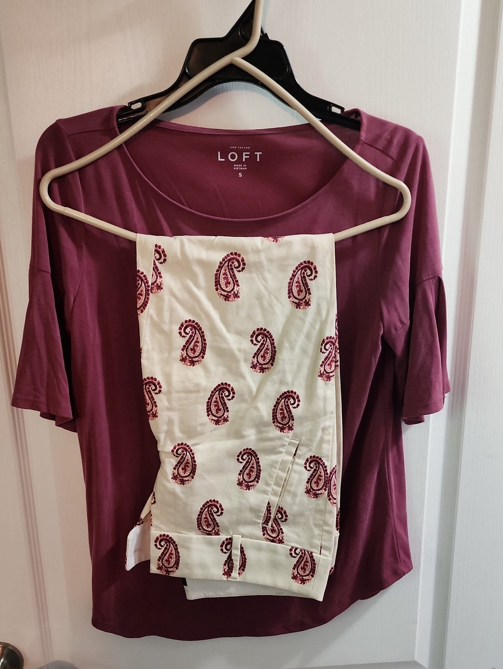 Loft Set Top And Pants Size Small